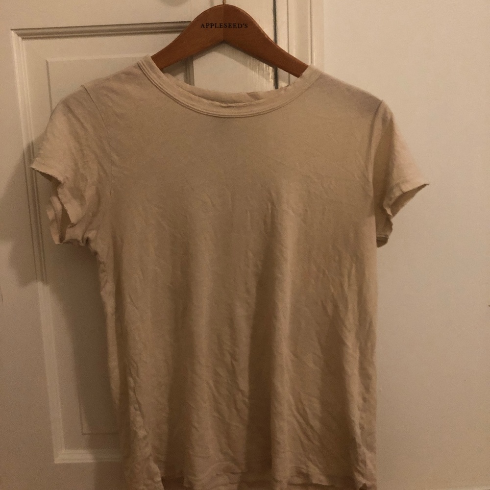 pale yellow aerie t-shirt